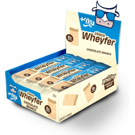 +Mu Chocowheyer Proteico Sabor Chocolate Branco Display com 12 unidades 300g