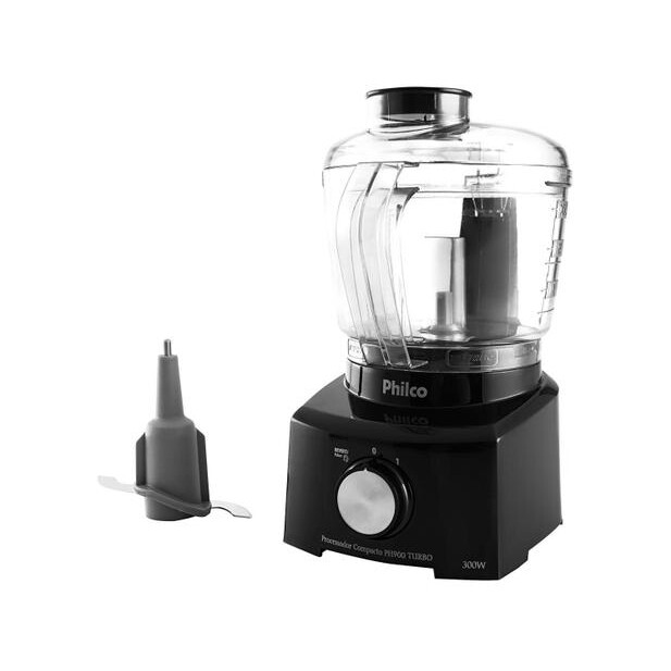 Processador de Alimentos Philco 3 em 1 PH900 - 1 Velocidade + Pulsar 300W