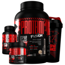 Kit Whey Protein Fusion + Bcaa + Creatina + Shaker