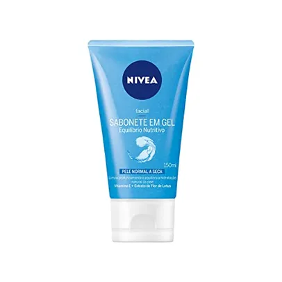 [Rec/+ por - R$11,92] NIVEA Sabonete Facial em Gel Equilíbrio Protetor 150ml - Hidrata e revigora a pele