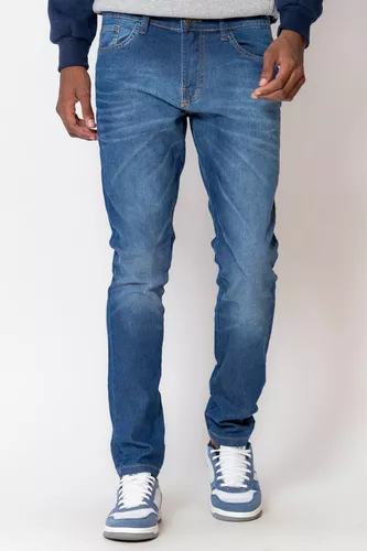 Calça Masculina Jeans Skinny Denver Polo Wear Jeans Médio