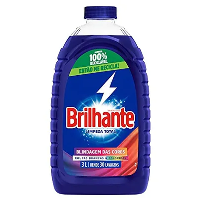 Brilhante Limpeza Total - Lava Roupas Líquido 3L