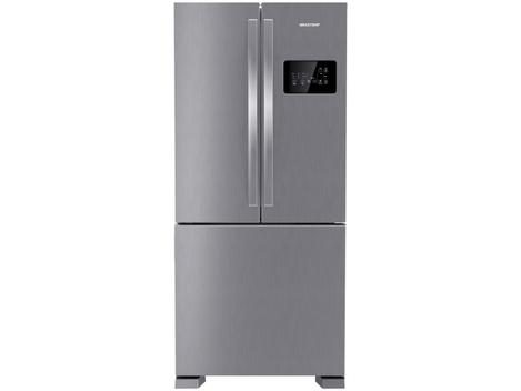 Geladeira Brastemp Frost Free Side Inverse 3 Portas 554 Litros Inox - BRO85AK