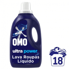 7 Unidades Lava-Roupas Líquido Omo Ultra Power - 1,8L