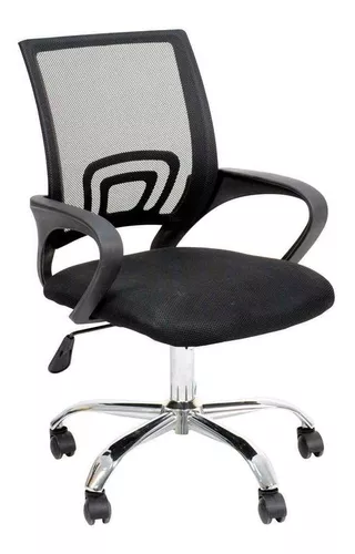 Cadeira De Escritório Secretária Giratória Javix - Preta