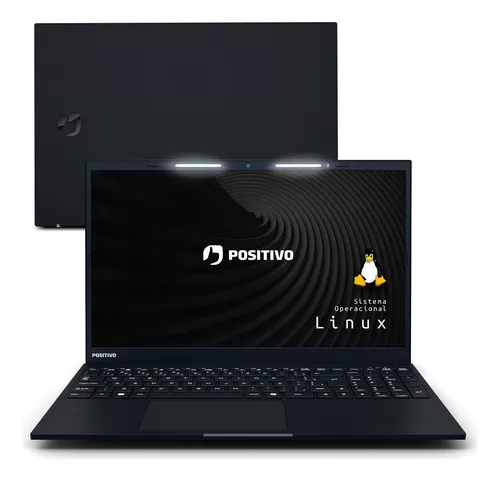 Notebook Positivo Vision R15 Lumina Bar, Amd Ryzen 7 8gb 256gb, Tela 15 Full Hd Antirreflexo, Linux - Preto