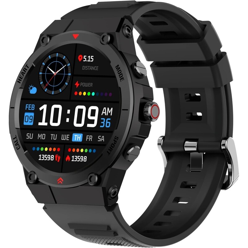 Smartwatch My Watch Sport Haiz Tela Full Touch 1.39" Resistente à Água IP67