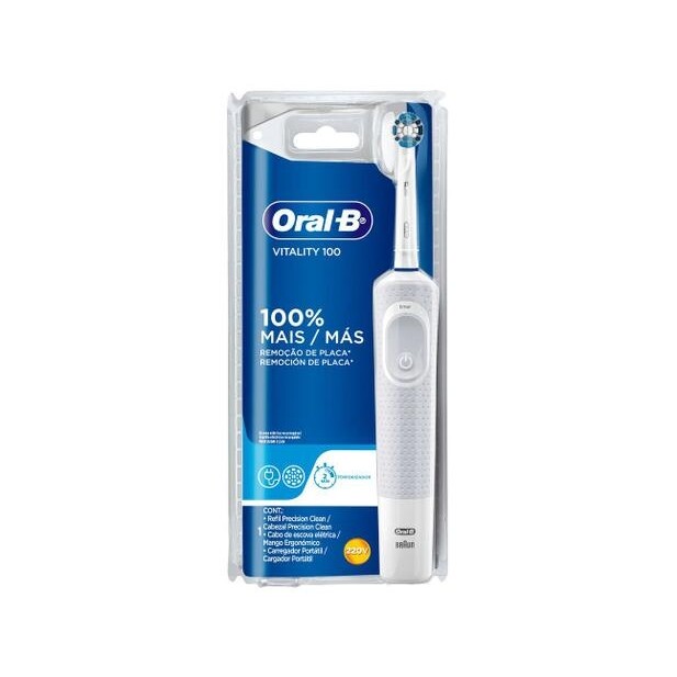 Escova de Dente Elétrica Recarregável Oral-B - Vitality 100 Precision Clean