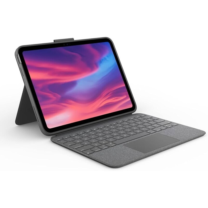 Capa com Teclado Combo Touch para iPad 10ª Ger Com Teclado Retroiluminado Destacável com Suporte Trackpad Preciso