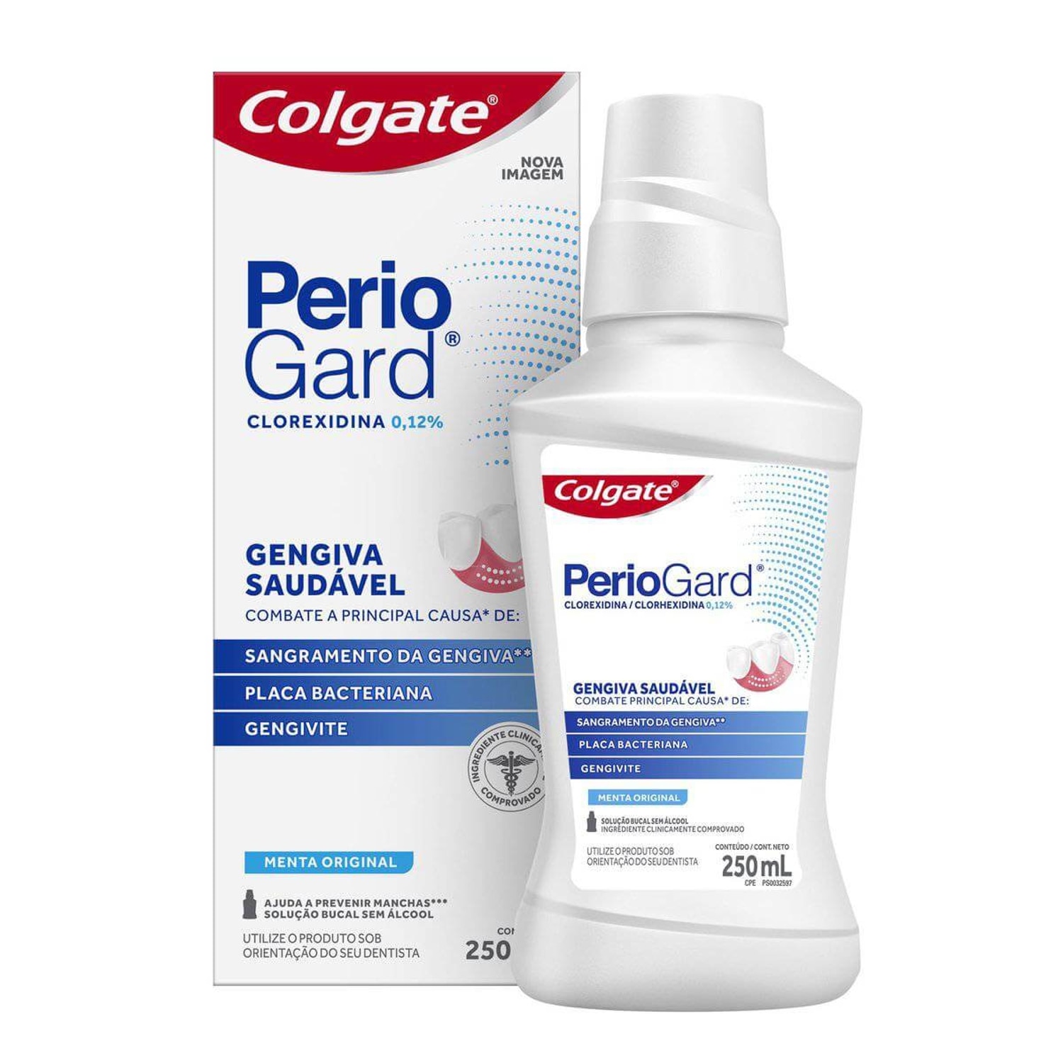 Enxaguante Bucal Periogard Sem Alcool Hortela Original 250ml