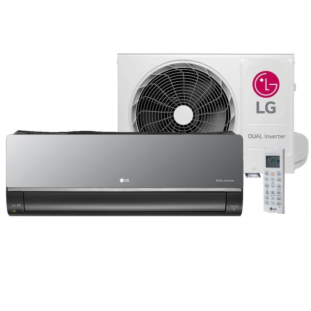 Ar Condicionado LG Dual Inverter Voice ARTCOOL UV Nano +IA 24000 BTUs Quente e Frio 220V - S3-W24K2R7A