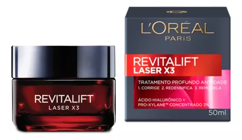 L'Oréal Paris Revitalift Laser X3 Creme Facial Antiidade para todos os tipos de pele