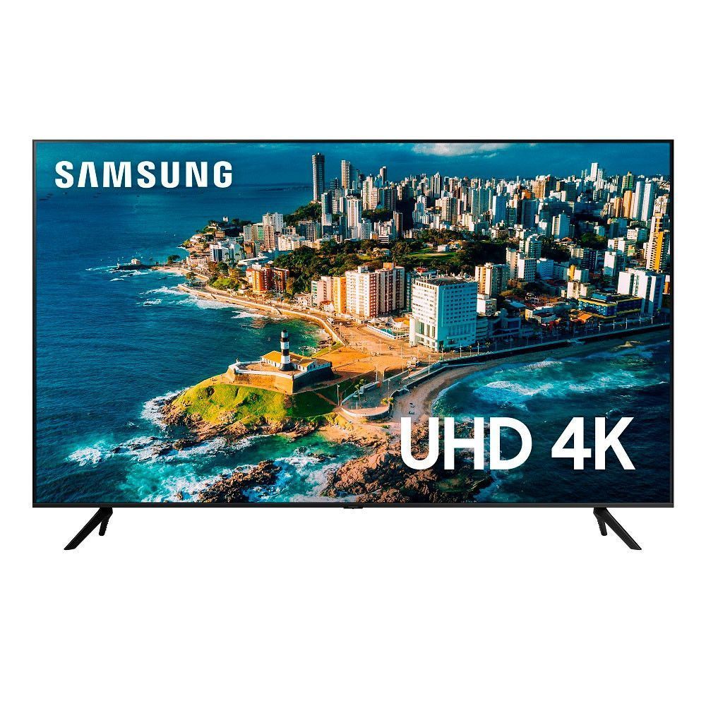 Smart Tv 50cu7700 50 Polegadas Crystal 4k Samsung Preto Bivolt