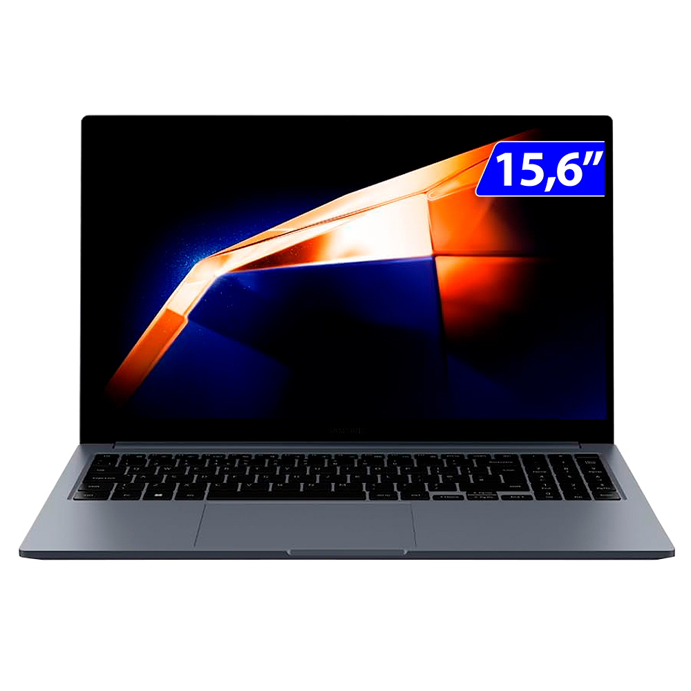 Notebook Samsung Galaxy Book4 I3 W11 8Gb 256Gb Ssd 15.6" Np750xgj-Kg5br - Cinza - Bivolt