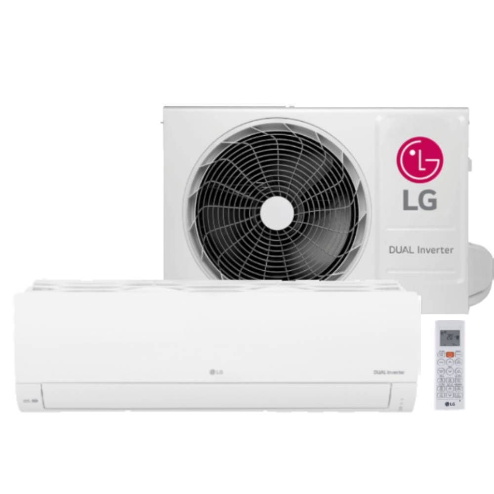 Ar Condicionado Split LG Voice Dual Inverter +IA 9000 BTUs Frio 220V - S3-Q09AA31A.EB2GAM1