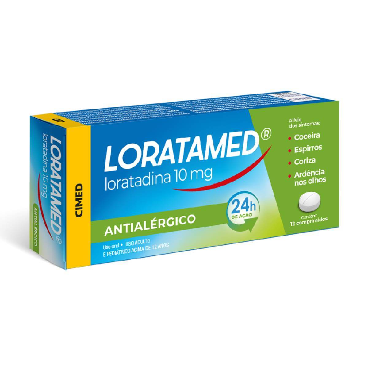 Loratamed 10mg 12 Comprimidos