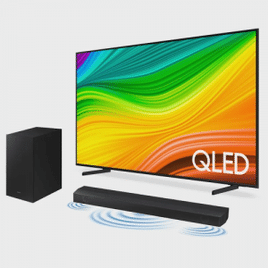 Kit Smart TV 50 qled 4K 50Q60D 2024 + Soundbar HW-B550/ZD