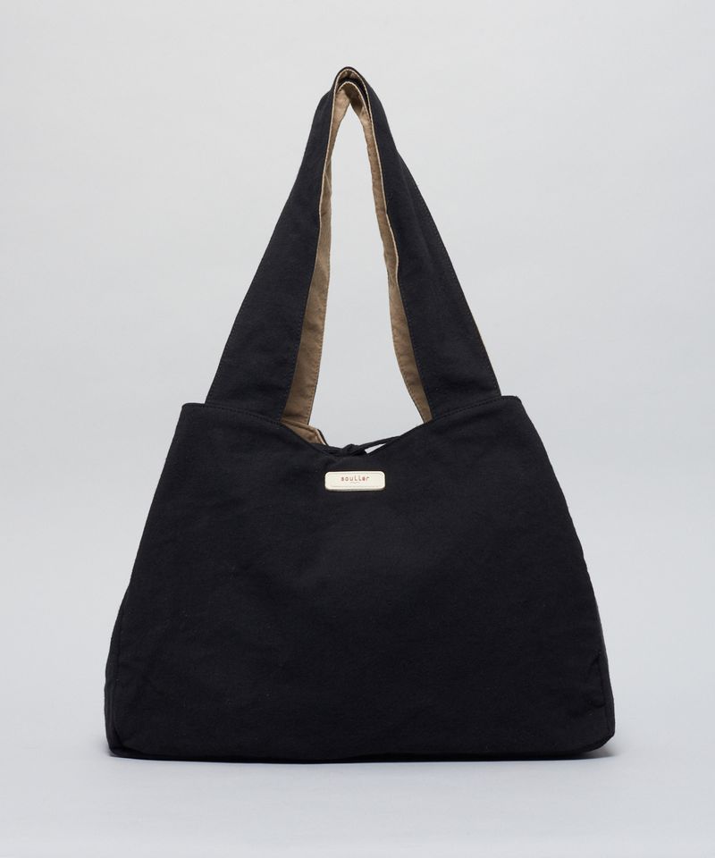 Bolsa Dupla Face Lisa - Preto 2 u - preto 2