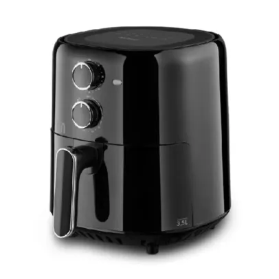 Fritadeira Elétrica sem óleo Air Fryer 3,5L 1500W 127V Preta Multi