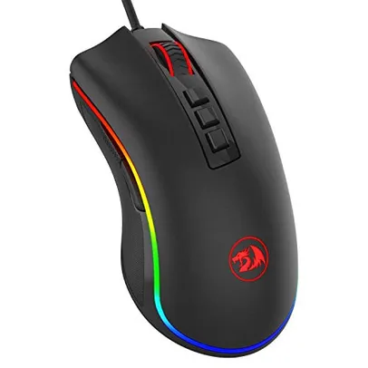 Mouse Gamer Redragon Cobra, Chroma RGB, 10000DPI, 7 Botões, Preto