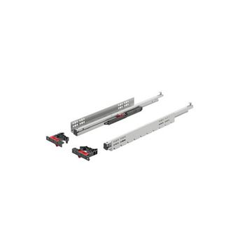 Corrediça Invisível Abertura Total com Amortecedor 550mm 30KG Hafele