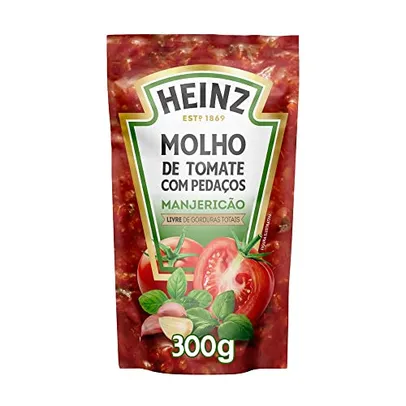 (REC)Molho de Tomate Heinz Manjericão 300g