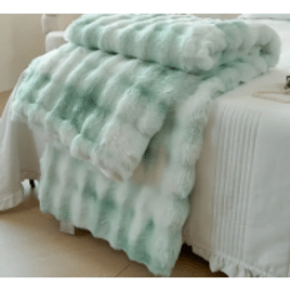 Manta Tingida Em Tie Dye Macia 80x100cm