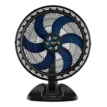 Ventilador de mesa Arno 50cm VB50 Xtreme Force Breezer Preto com Azul 127v