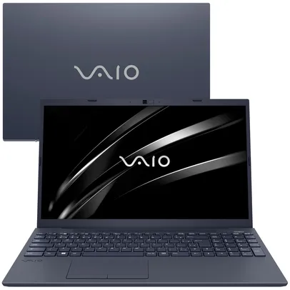 (Parcelado) Notebook VAIO® FE15 AMD® Ryzen 7- 5700U Linux 16GB RAM 512SSD - Cinza Grafite