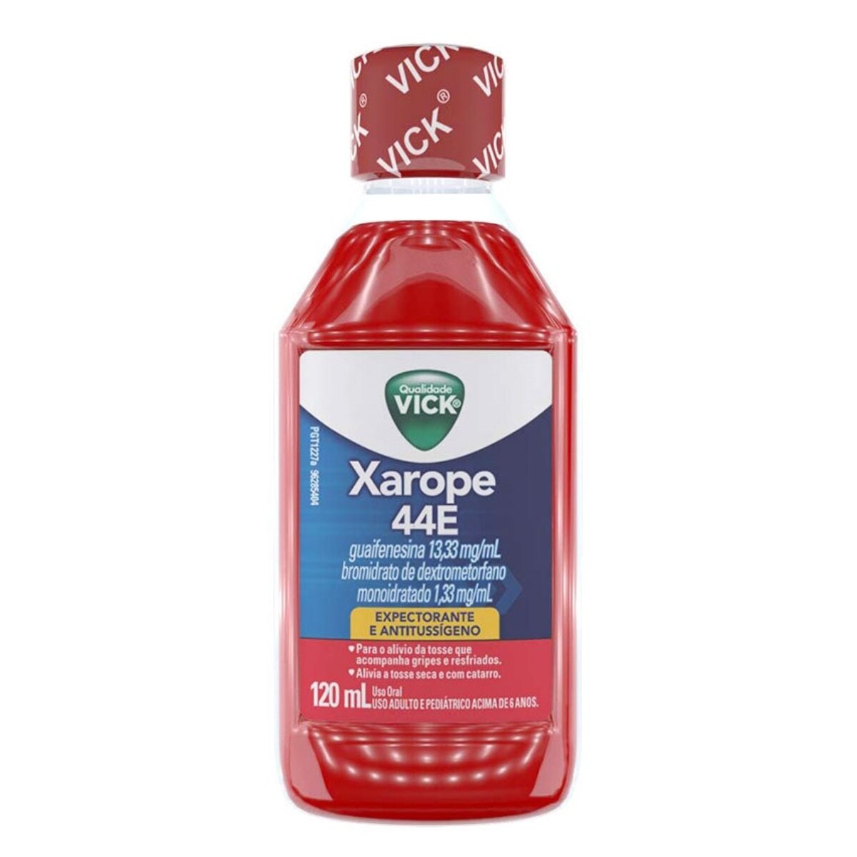 Vick Xarope 44E 1,3mg + 13,3mg 120ml