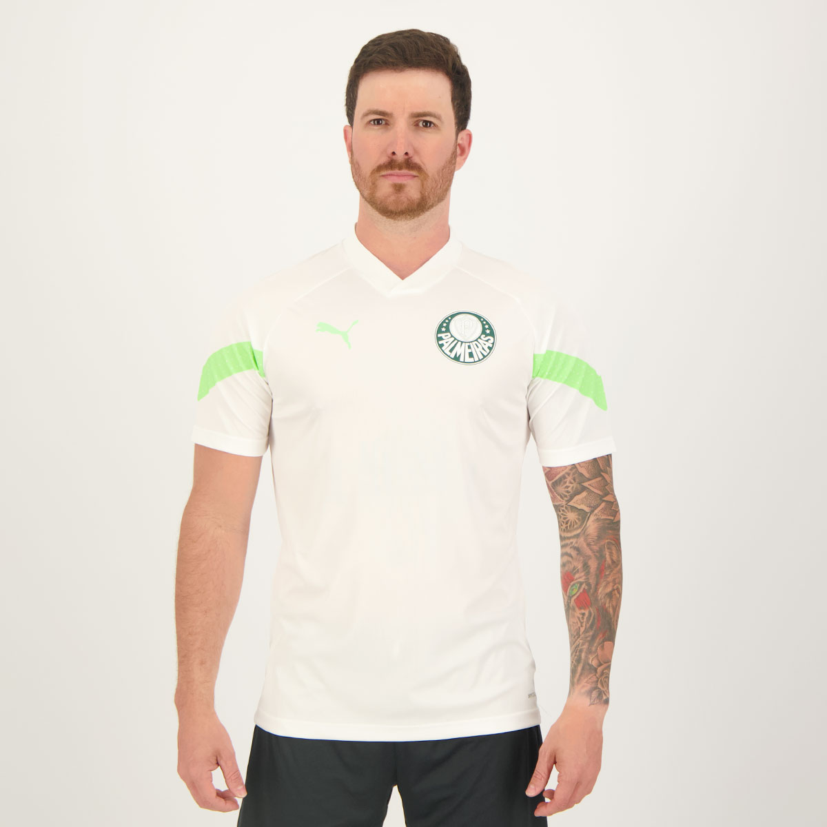 Camisa Puma Palmeiras Treino 2023 Branca