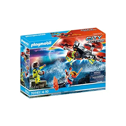 Playmobil Resgate Mergulhador com Drone - City Action 70143