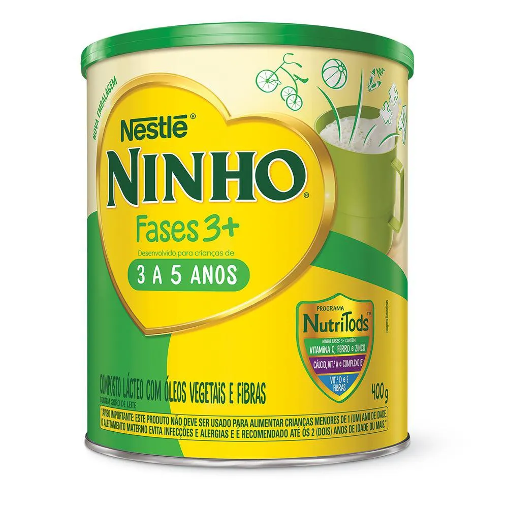 [MG] Composto Lácteo Ninho Fases 3+ 400g