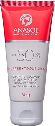 [R$20 +por-] Protetor Solar Facial FPS 50 60g - Anasol