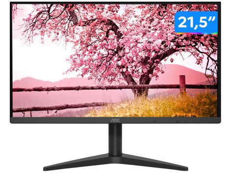 Monitor AOC B1 21.5" LED 6,5ms 75Hz FHD LowBlue Mode/FlickerFree VGA/HDMI - 22B1HM5