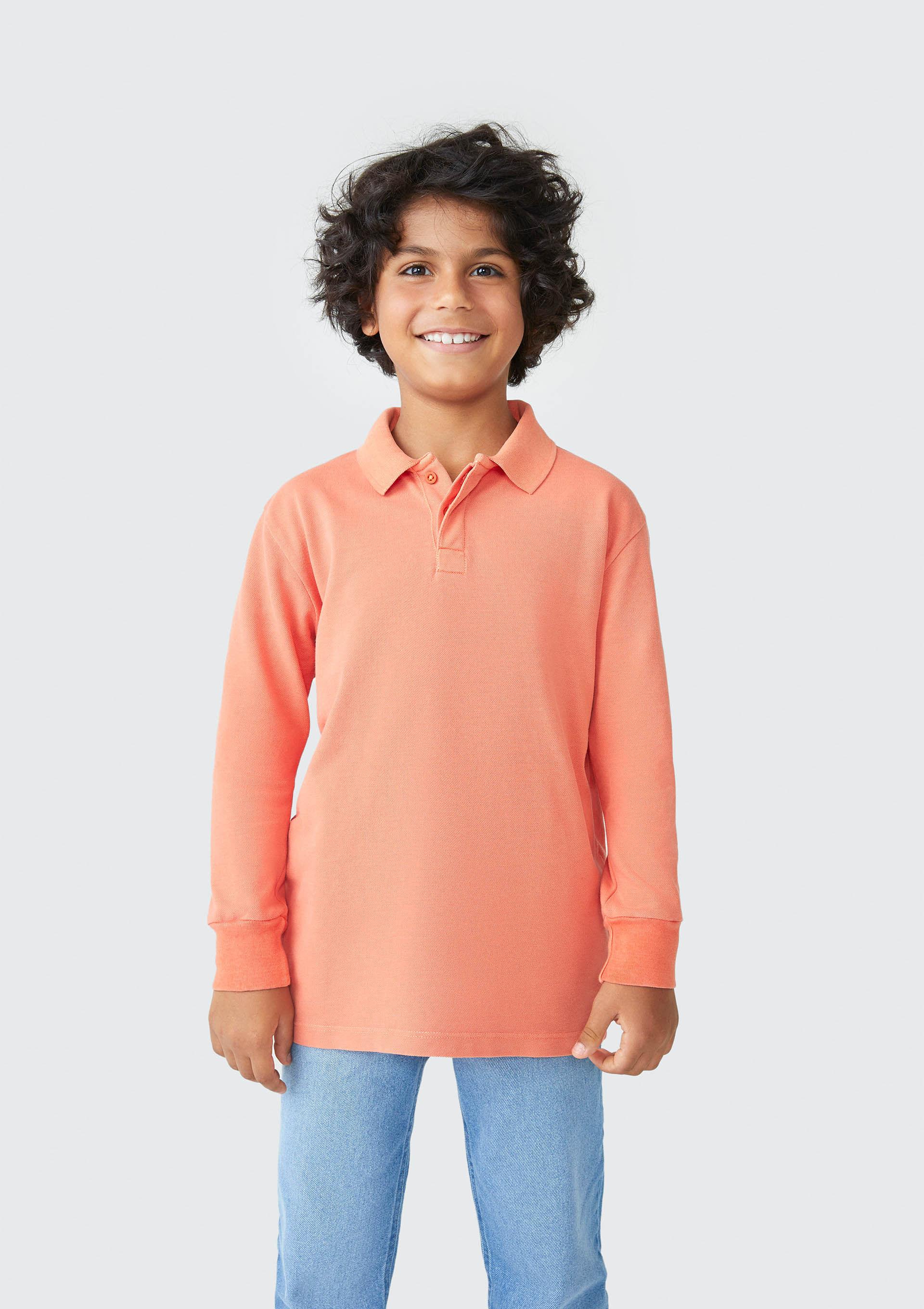 Camisa Polo Infantil Menino Manga Longa - Hering