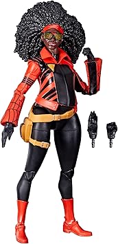 Marvel Legends Series Figura Jessica Drew, Preto e Vermelho