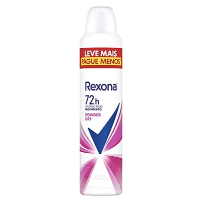 Rexona Antitranspirante Aerossol Powder Dry 250Ml Leve Mais Pague Menos (A Embalagem Pode Variar)