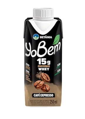 [12 UN. RECORRÊNCIA] YoBem Bebida Proteica 15g Sabor Café Expresso ou Banana