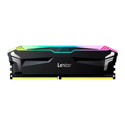 Memória RAM Lexar Ares, RGB, 8GB, DDR4, 3600MHz, CL18, Preto - LD4BU008G-R3600GSLA