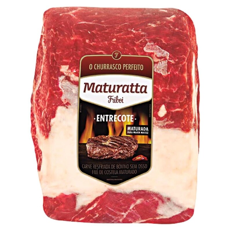 Entrecote Filé De Costela Bovino Resfriado Maturatta FRIBOI À Vácuo 1Kg