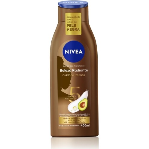 Loção Hidratante Nivea Beleza Radiante Cuidado Intenso - 400ml