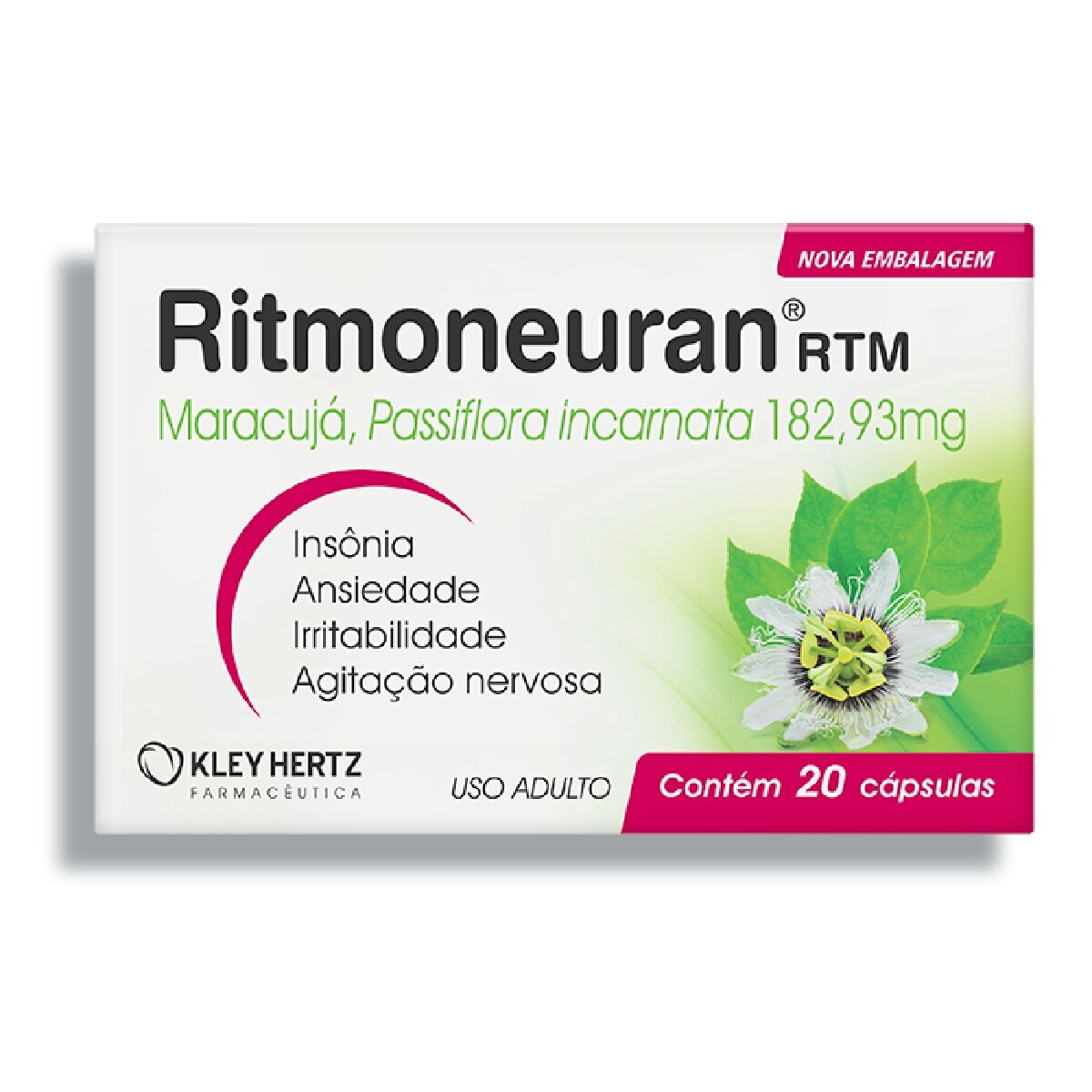 Ritmoneuran RTM 182,93mg 20 Capsulas