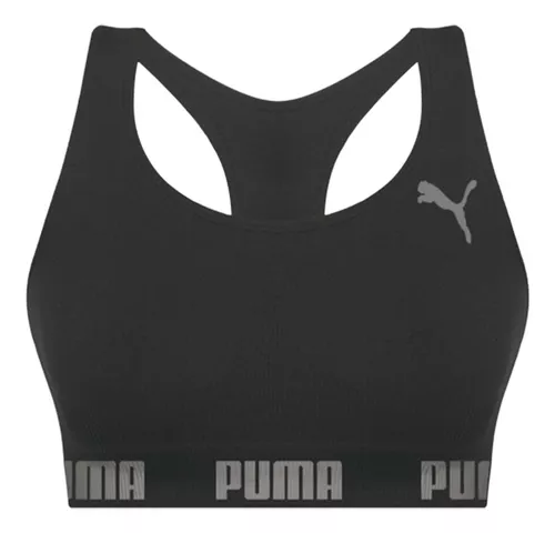 Top Puma Fitness Sem Bojo Nadador Poliamida Feminino