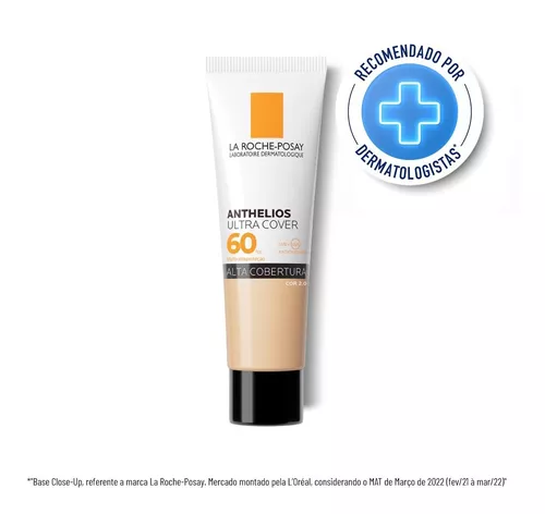 Protetor Solar Facial LA Roche-Posay Anthelios Ultra Cover Fps60 Cor 2.0 - 30ml