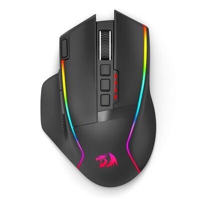 Mouse Gamer Redragon Swain RGB 16000 DPI 9 Botões - M915RGB-WL