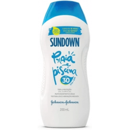 2 Unidades Protetor Solar Sundown Praia e Piscina Fps 30 - 200ml