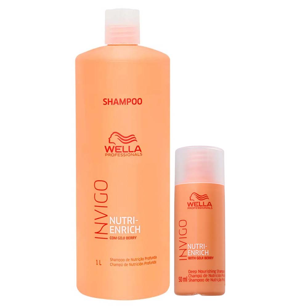 Wella Professionals Invigo Nutri-Enrich Kit Shampoo 50ml + Shampoo 1L Kit156