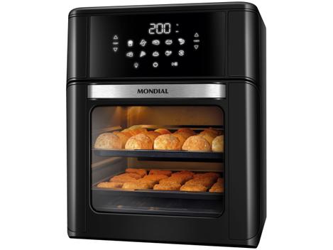 Fritadeira Elétrica sem Óleo/Air Fryer Mondial Forno Oven 12L - AFON-12L-BI