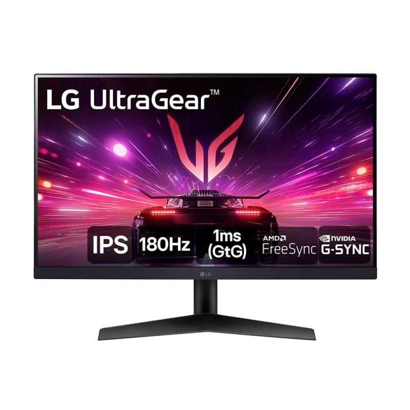 Monitor Gamer LG UltraGear 24" Full HD IPS 180Hz 1ms DisplayPort e HDMI NVIDIA G-SYNC AMD FreeSync? HDR10 sRGB - 24GS60F-B